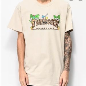 thrasher tiki sand t shirt